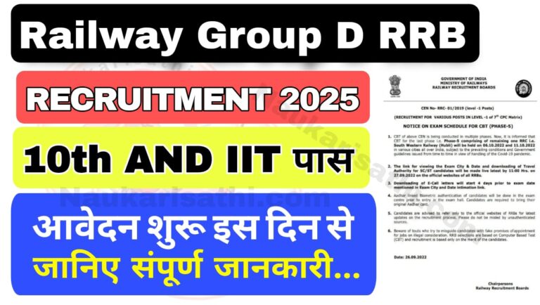 RRB Railway group D 2025